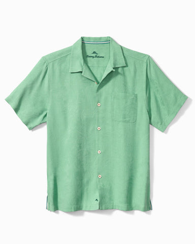 Tommy Bahama Tropic Isles Short Sleeve Camp Shirt Spring Pool S  3269075.21