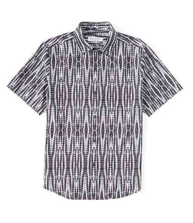 Tommy Bahama Bahama Coast Shibori Sands IslandZone® Camp Shirt ST326006 Dark Shade M  023773561950