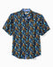Tommy Bahama Tiki Tropics Camp Shirt Black M  023791248918