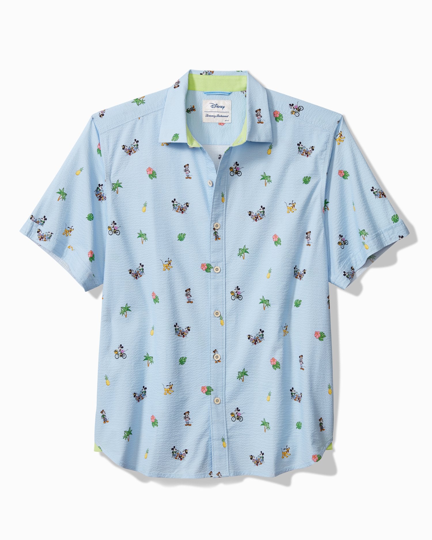 Tommy Bahama Disney Nova Wave Beach Cruiser Camp Shirt Chambray M  023791569655