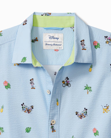 Tommy Bahama Disney Nova Wave Beach Cruiser Camp Shirt    