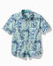 Tommy Bahama Bermuda Batik Nova Wave Camp Shirt Blue Freeze M  023791586980