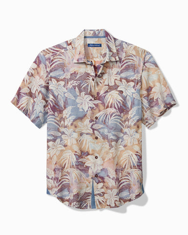 Tommy Bahama Sand Linen Sunset Ombre Short Sleeve Camp Shirt