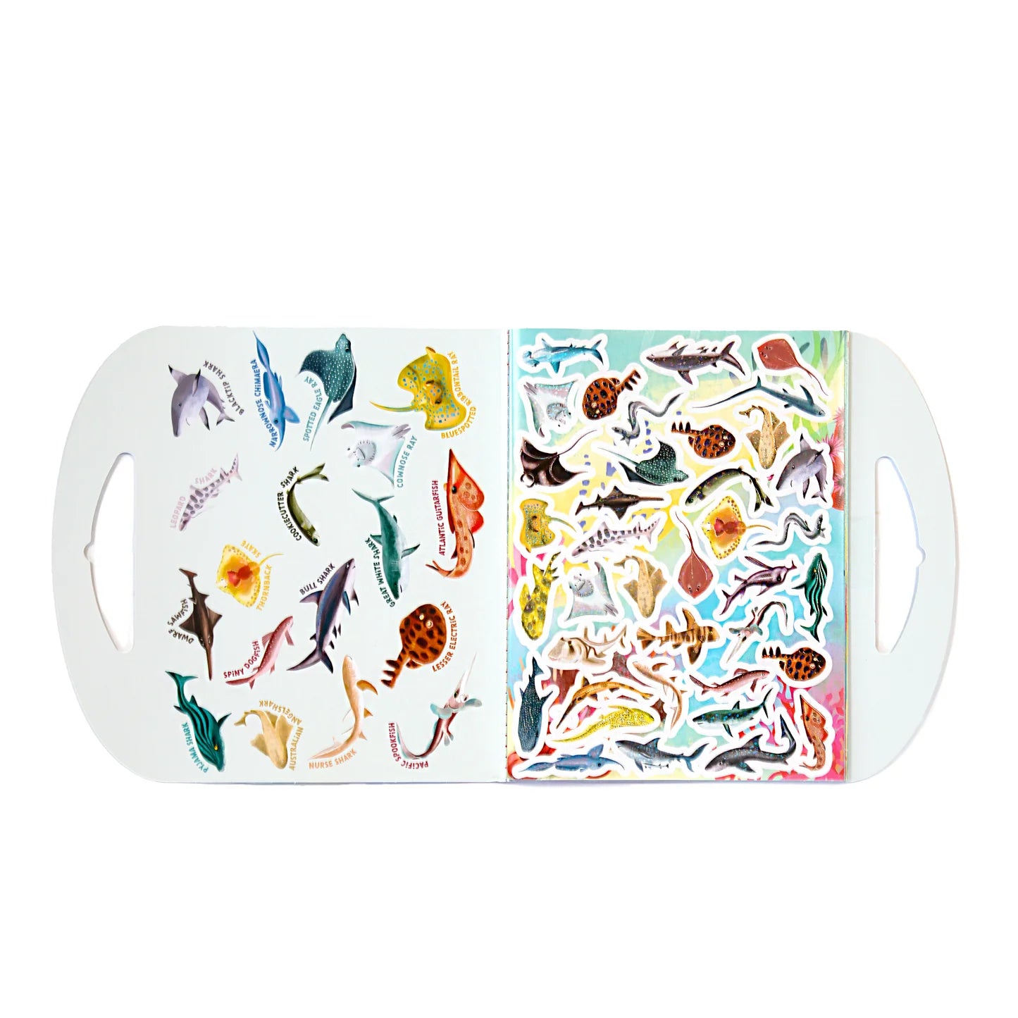 eeBoo Sharks & Friends Shiny Sticker Book