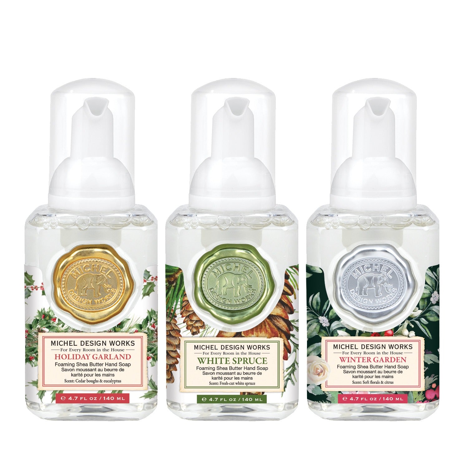 Winter Wonderland Set of 3 Foaming Hand Soaps