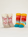 BLUQ Hello I'm New Here/ Have You Ever Tried Screaming??? Baby Socks