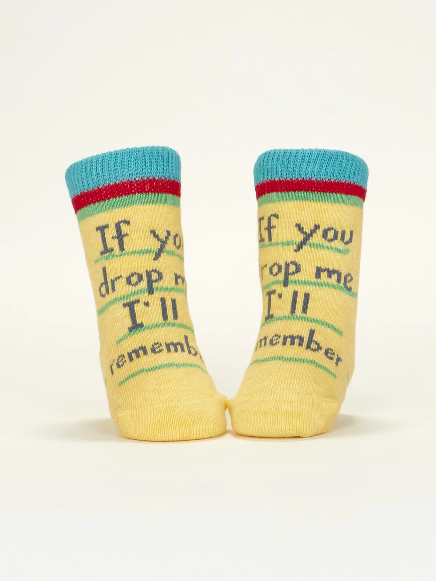 BLUQ I Love Your Face/ If You Drop Me I'll Remember Baby Socks