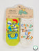BLUQ Big Fan Of Shapes & Colors/ Cool If I Throw Up On You? Baby Socks