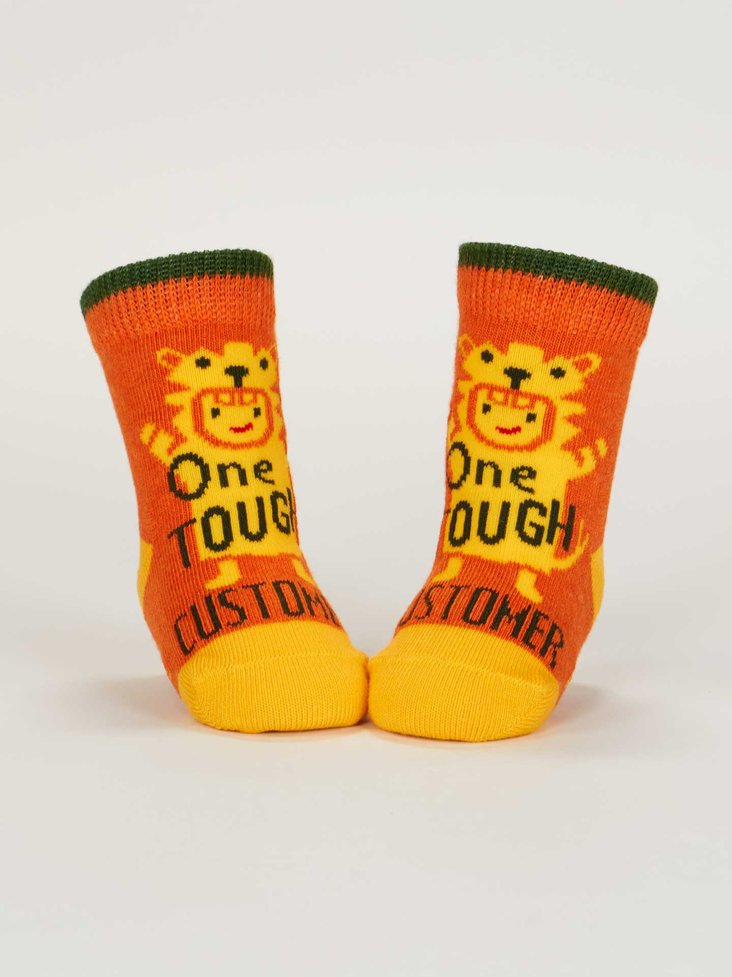 One Tough Customer/ Reflecting On My Behavior - 2 Pairs of Baby Socks
