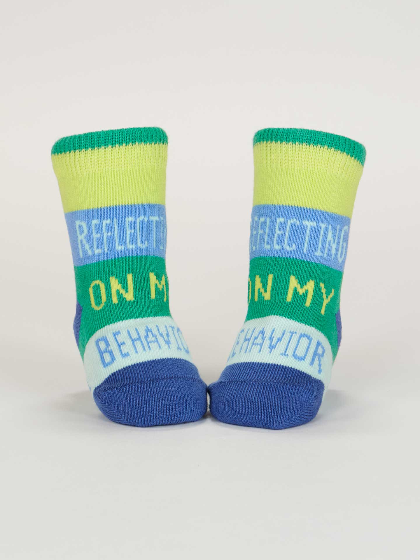 One Tough Customer/ Reflecting On My Behavior - 2 Pairs of Baby Socks