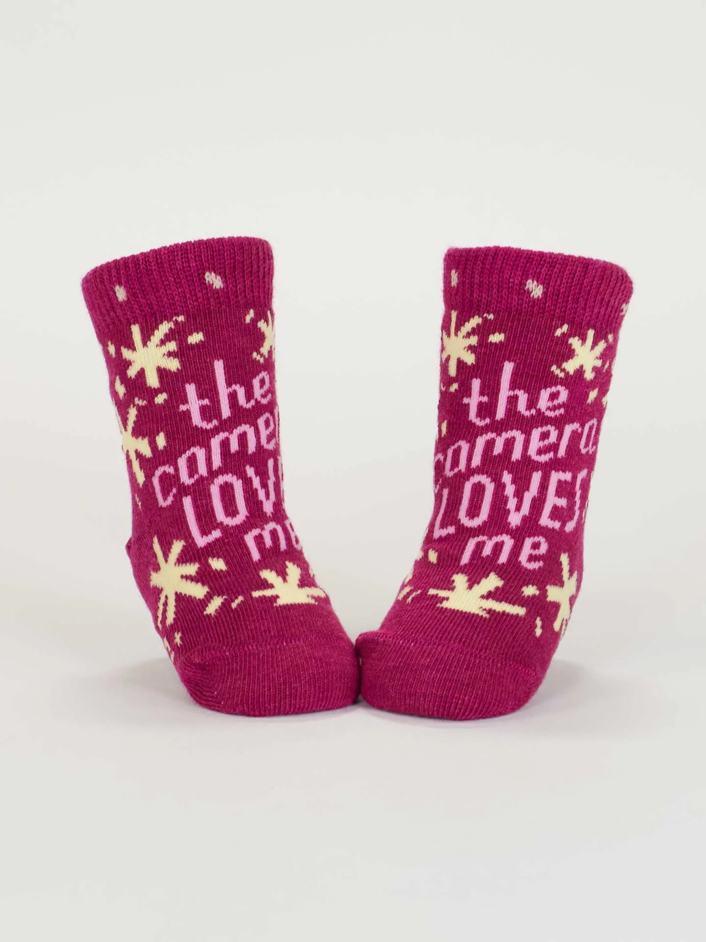 The Camera Loves Me/ I Got One Brewing - 2 Pairs of Baby Socks