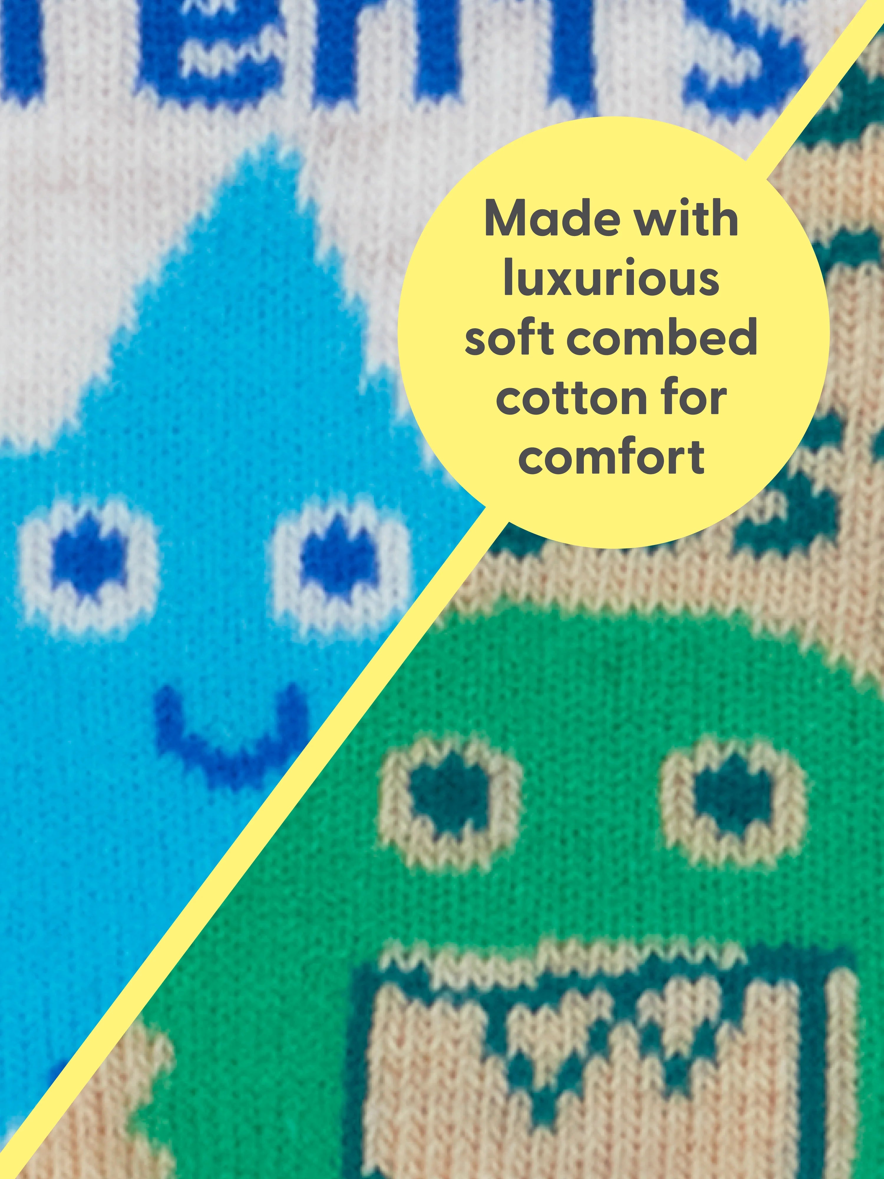 BLUQ Baby Socks - Great With Parents/ I'm Not Fussy You're Fussy