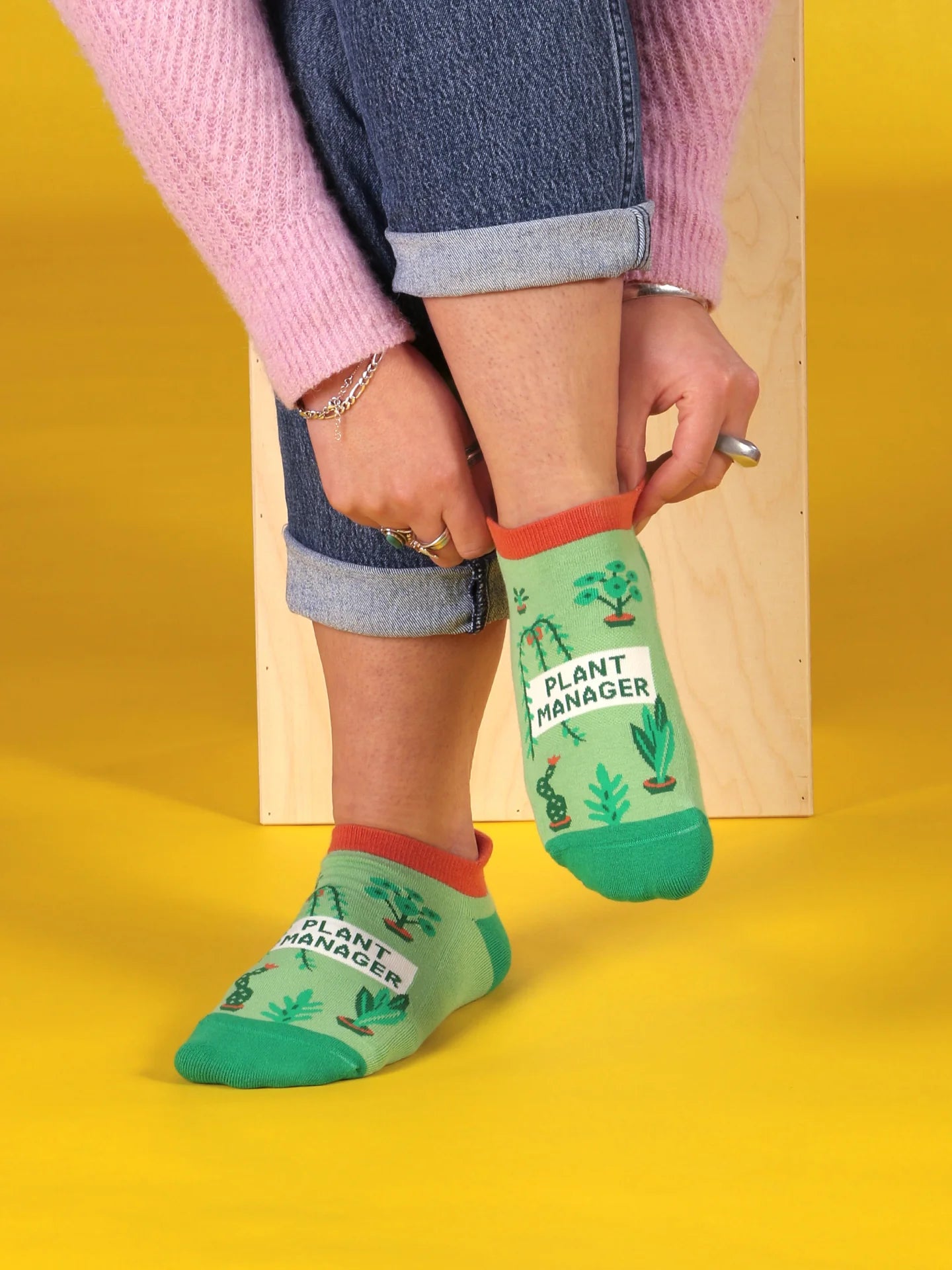 BLUQ Plant Manager Sneaker Socks (S/M)