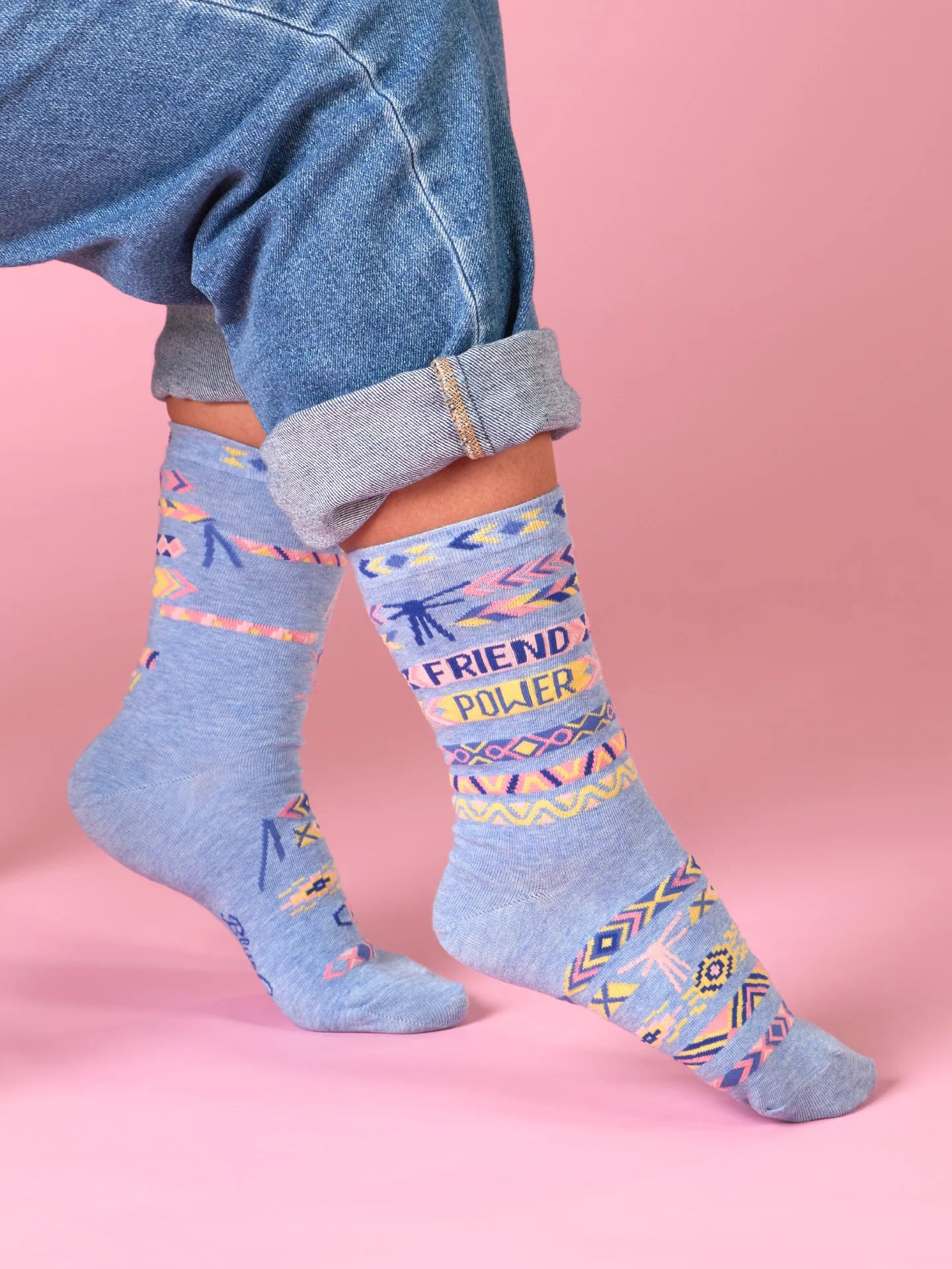 BLUQ Friend Power Women's Crew Socks