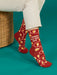 BLUQ I Work My Ass Off Women's Crew Socks