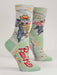 BLUQ Boss Kitty Women's Crew Socks