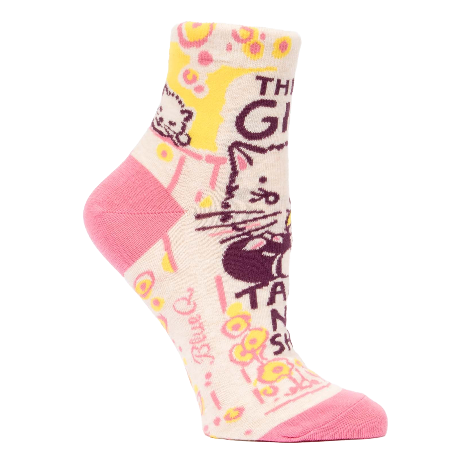 BLUQ Women's Ankle Socks - This Girl Takes No Sh*t