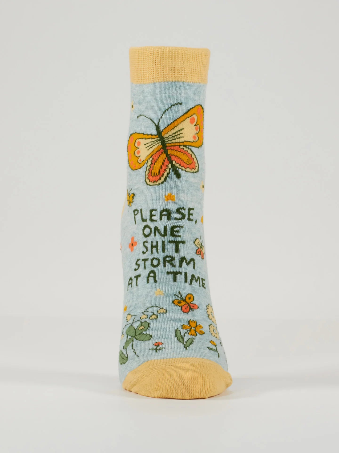BLUQ Please, One Shitstorm At A Time Women's Ankle Socks