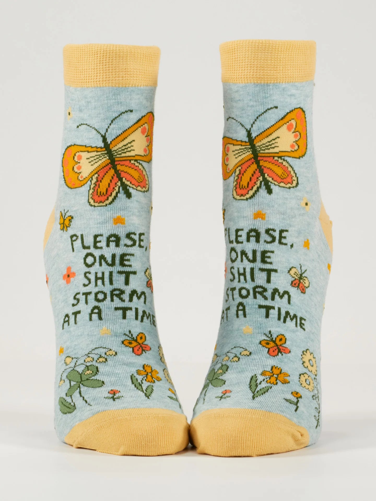 BLUQ Please, One Shitstorm At A Time Women's Ankle Socks