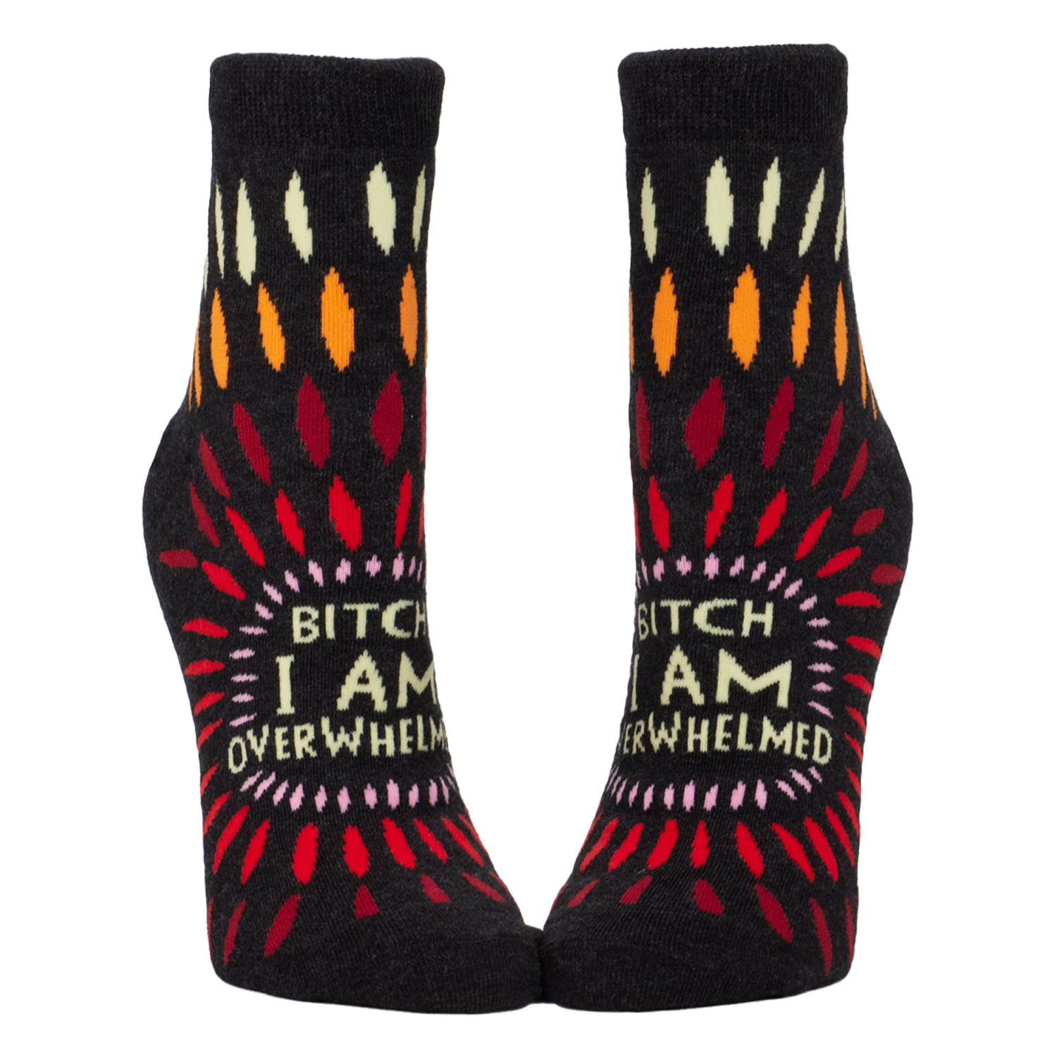 BLUEQ Womens Ankle Socks - B*tch I AM Overwhelmed