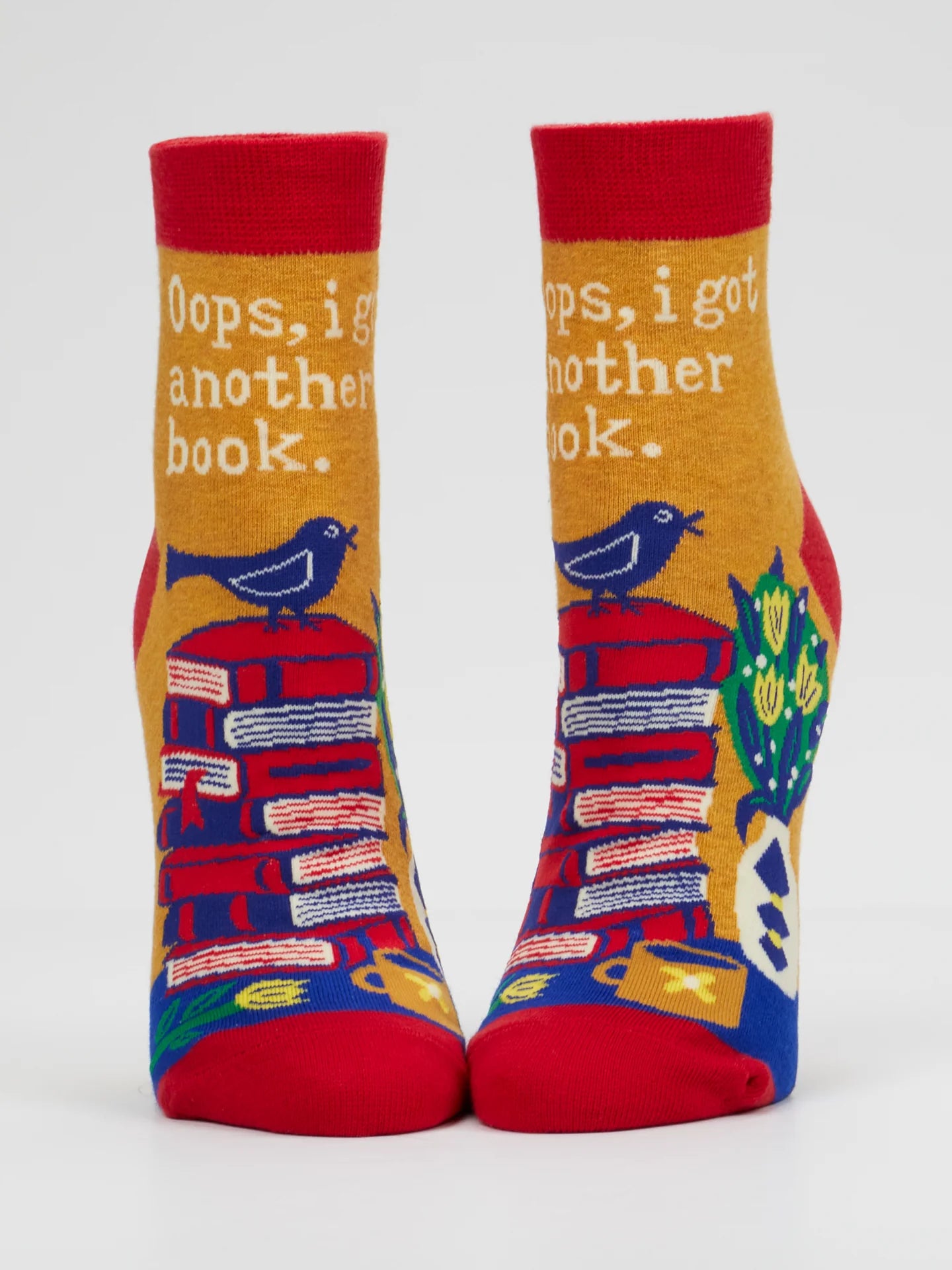 BLUQ Women's Ankle Socks - Oops, I Got Another Book.