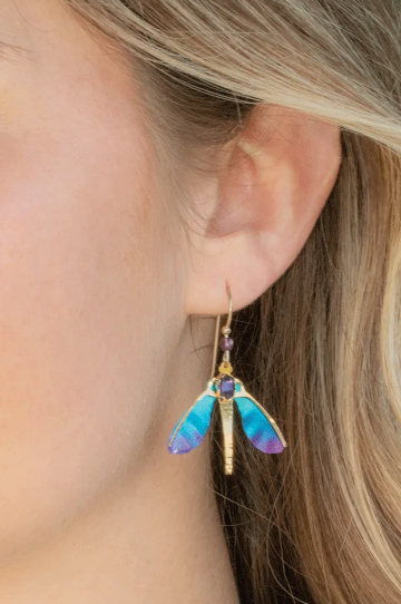 Holly Yashi Thalia Earrings - Deep Teal    