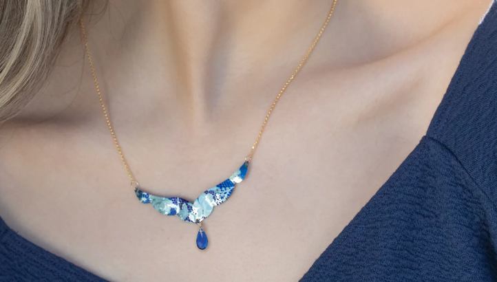 Holly Yashi Isla Necklace - Forever Blue    