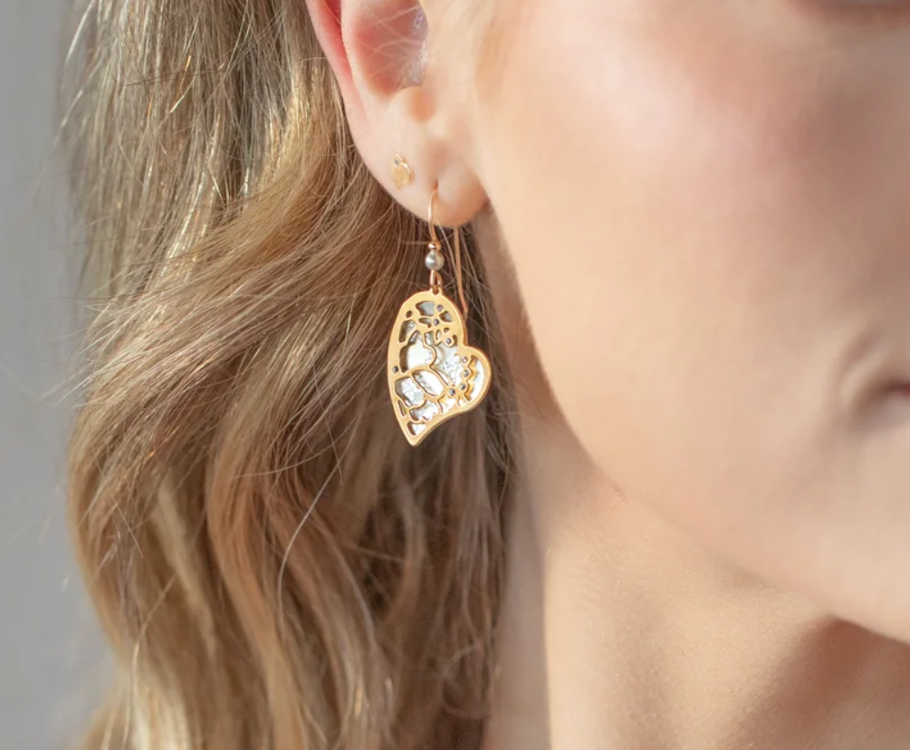 Holly Yashi Valena Earrings - Blush    