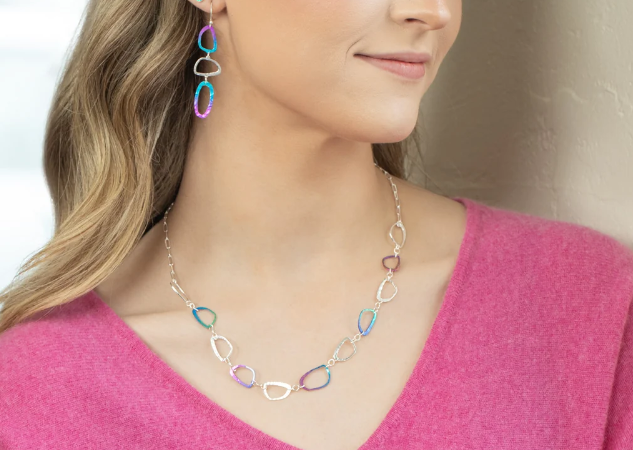 Holly Yashi Mardi Necklace - Multi/Silver    