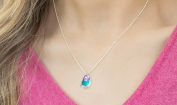 Holly Yashi Blake Necklace - Calypso/Silver    