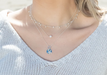 Holly Yashi Sandra Necklace - Shore Blue Silver