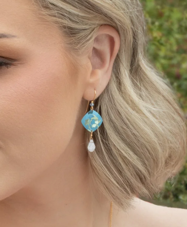 Holly Yashi Elena Earrings - Blooming Coral