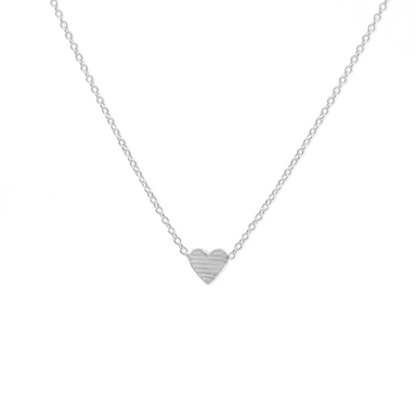 Boma Sterling Silver Sabrina Heart Pendant Necklace