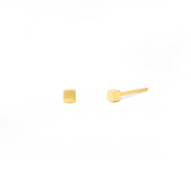 Boma 14K Gold Small Square Stud Earrings
