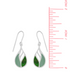 Boma Lotus Green Mother of Pearl and Green Turquoise Earrings