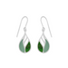 Boma Lotus Green Mother of Pearl and Green Turquoise Earrings