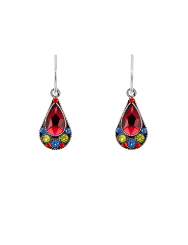 Firefly Simple Drop Earring - Scarlet