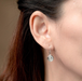 Boma Moari Spiral Dangles with Mother of Pearl Earrings