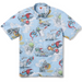 Reyn Spooner Superman Button Front Short Sleeve Camp Shirt Blue M 805766396646