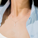 Boma Silver Tennis Racket Necklace