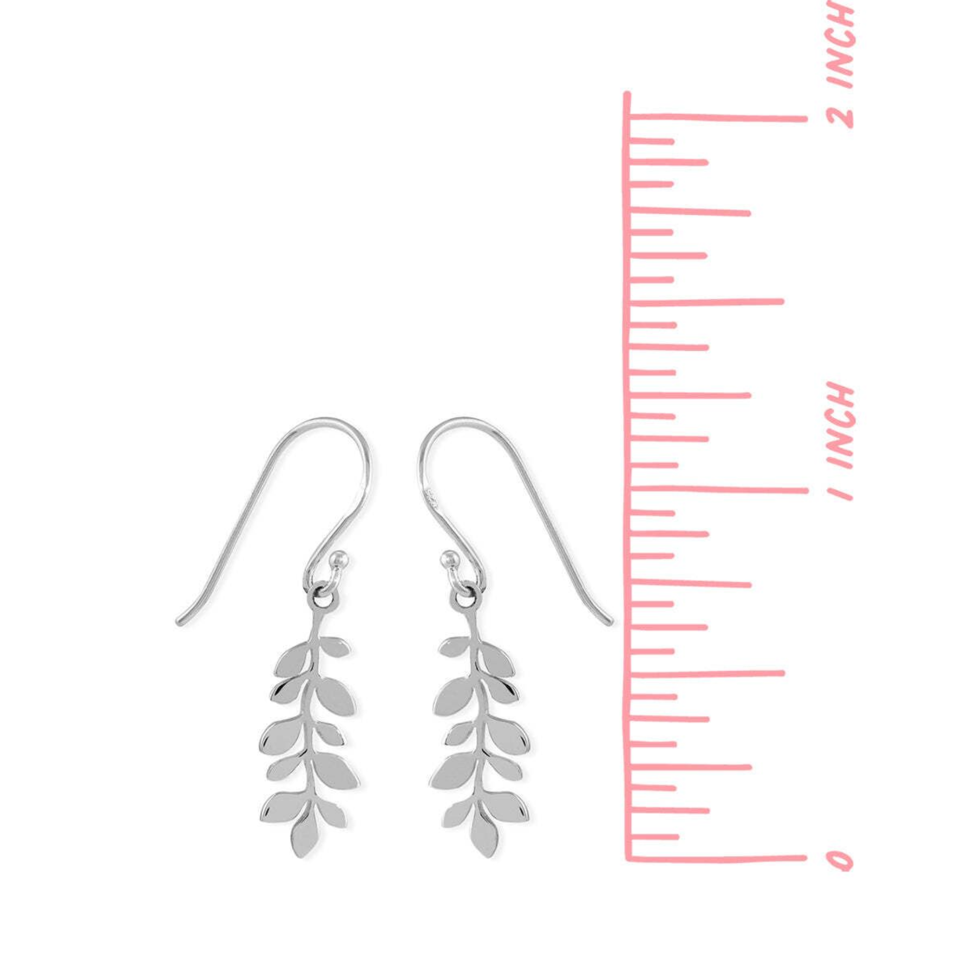 Boma 14K Gold Leaf Dangle Earrings