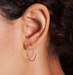 Boma Sterling Silver Aiko 0.8" Hoop Earrings