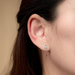 Boma Sterling Silver Minimal Cat Stud Earrings