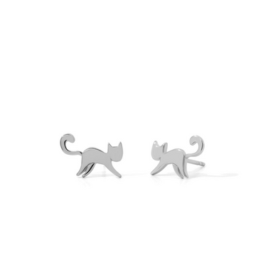 Boma Prancing Cat Stud Earrings