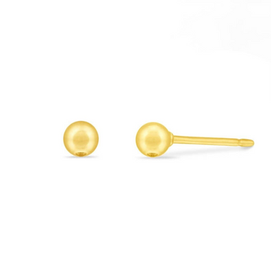 Boma Gold Belle Mini Ball Stud Earrings