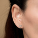 Boma Infinite Loop Sterling Silver Heart Stud Earrings
