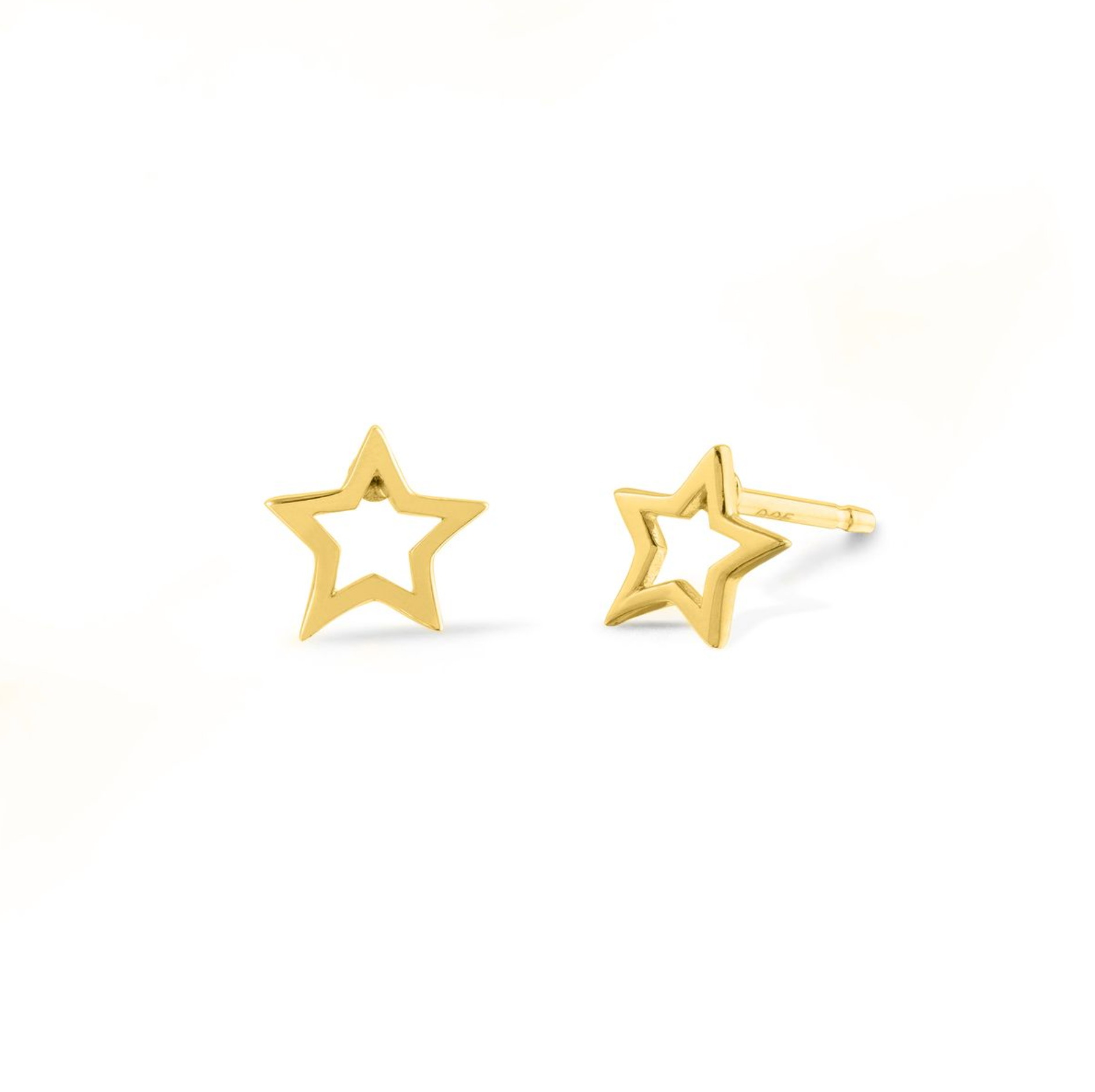 Boma Gold Star Stud Earrings