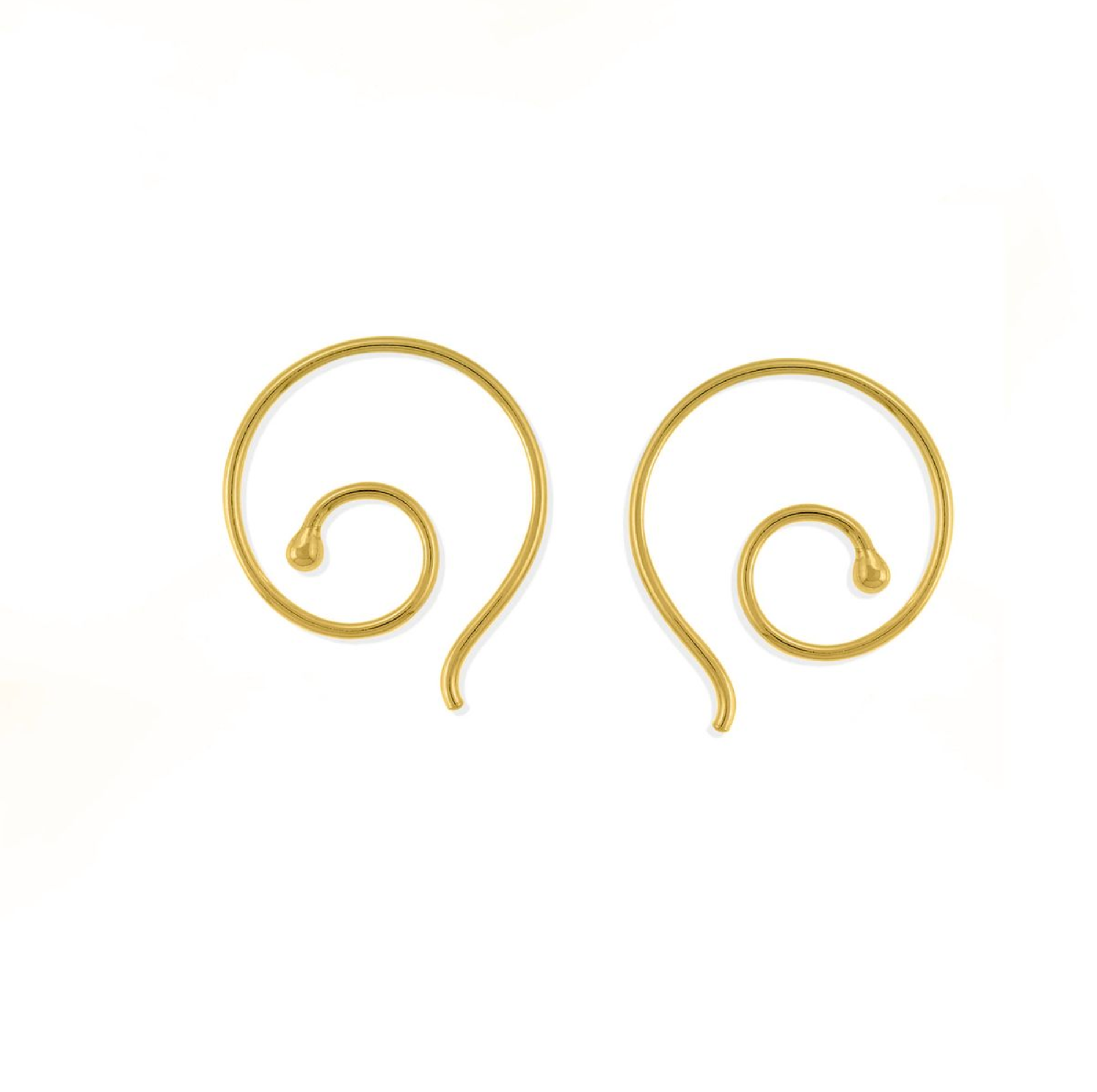 Boma Gold Essential Spiral Pull Through Hoops