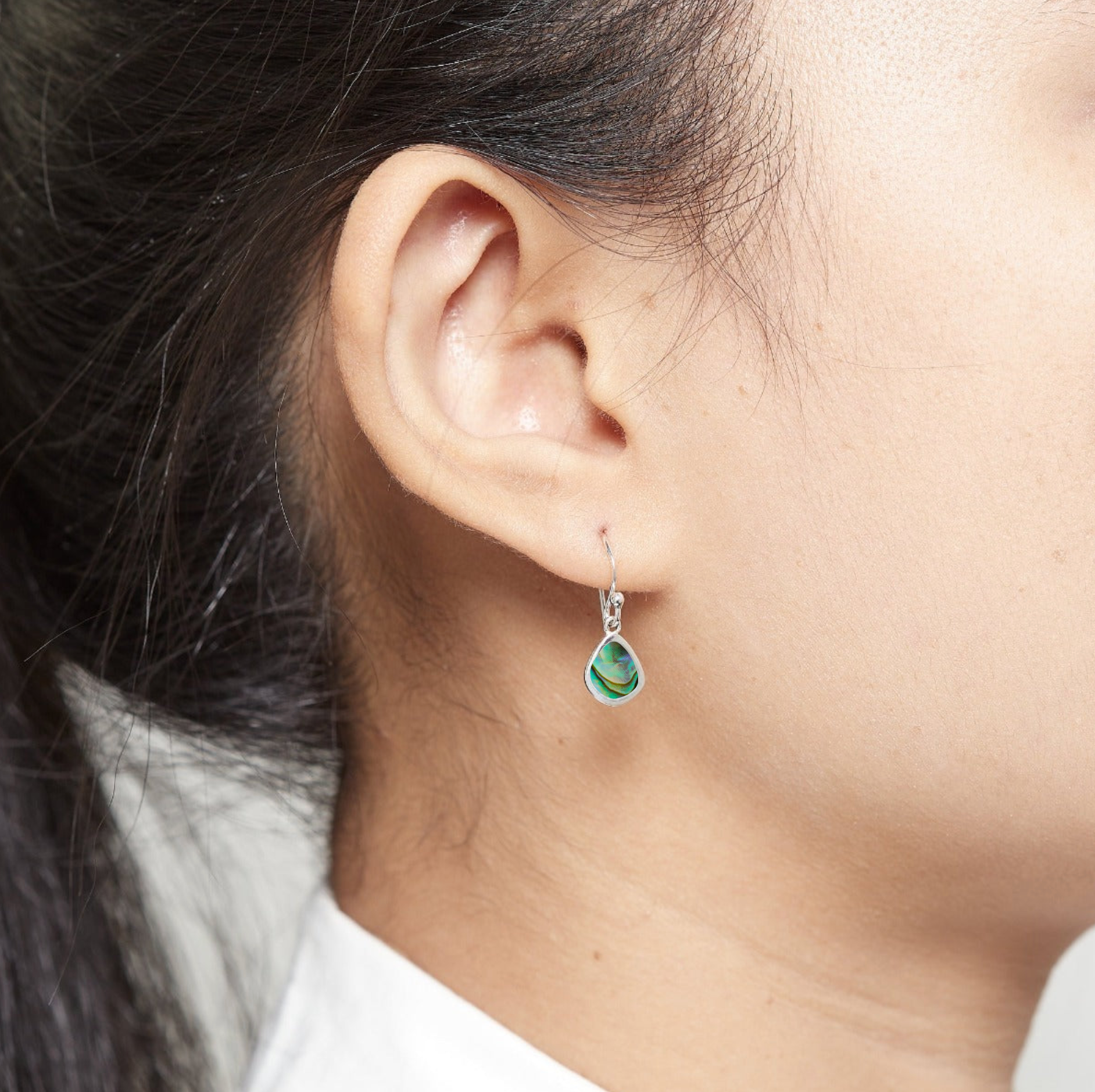 Boma Abalone Teardrop Earrings