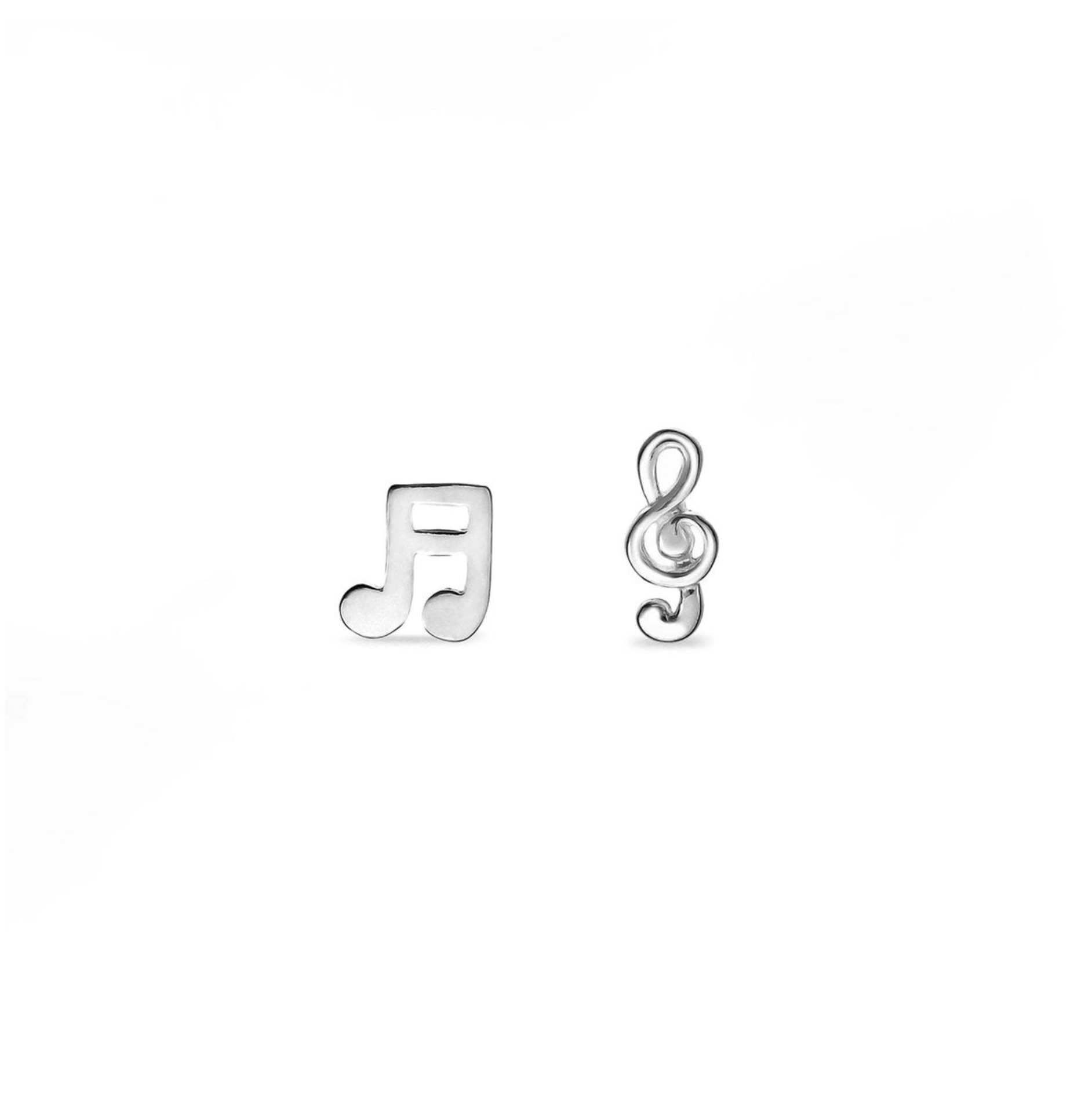 Boma Sterling Silver Musical Stud Earrings